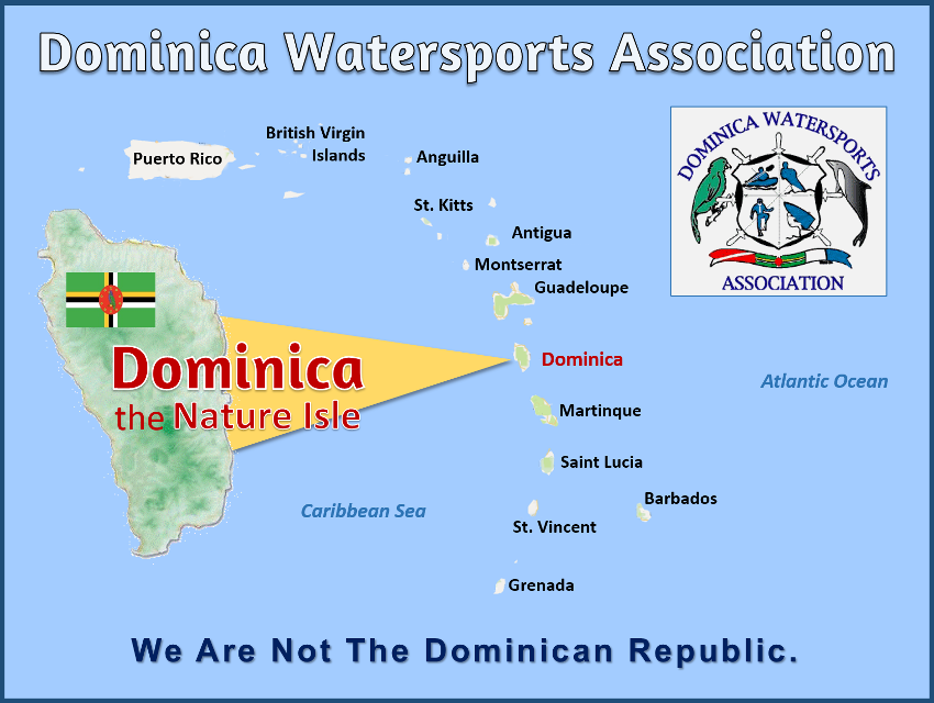 Locate Dominica, The Nature Island of the Caribbean